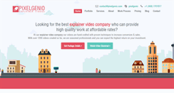 Desktop Screenshot of pixelgenio.com